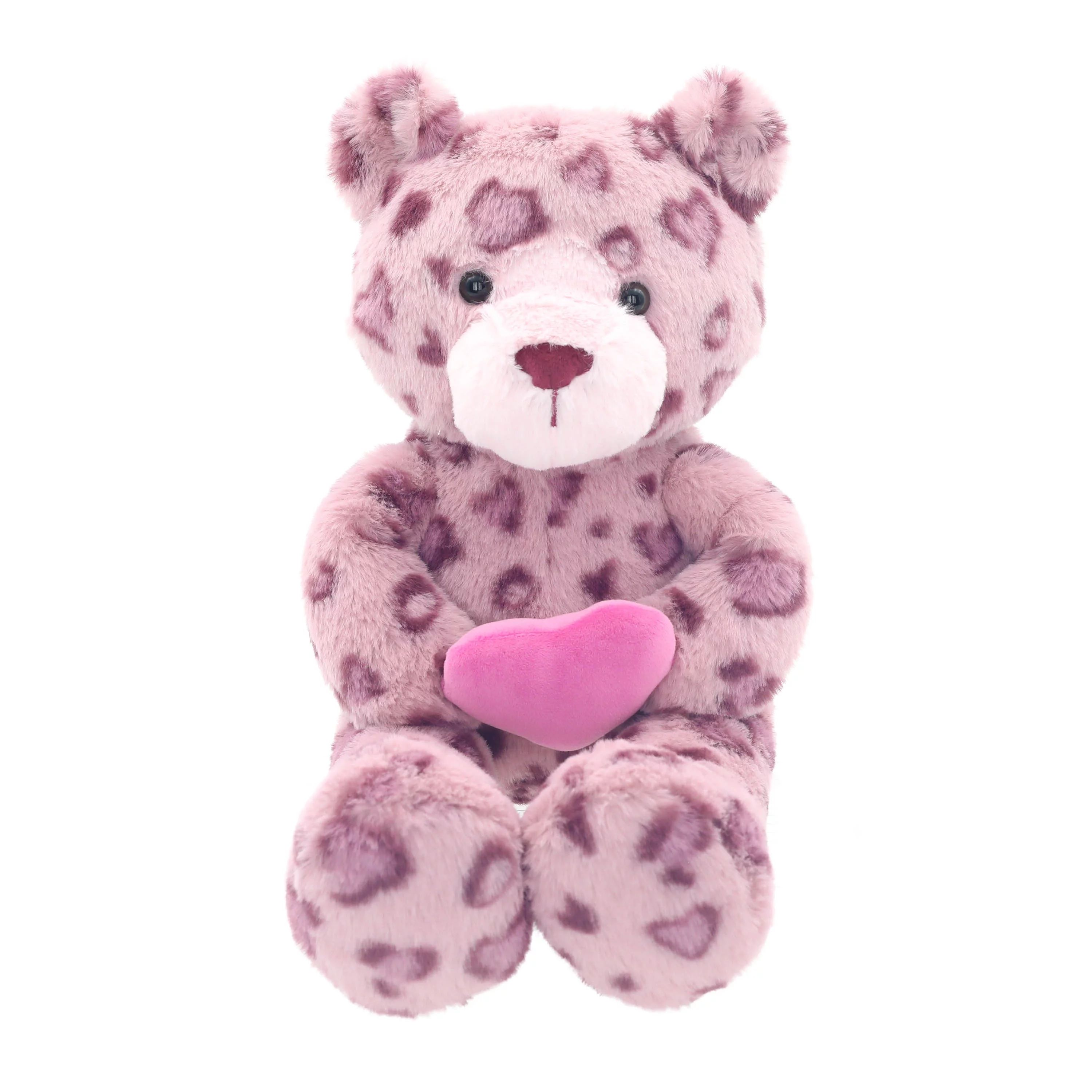 11in Pink Wild Hearts Leopard Plush for Adult, by Way to Celebrate | Walmart (US)