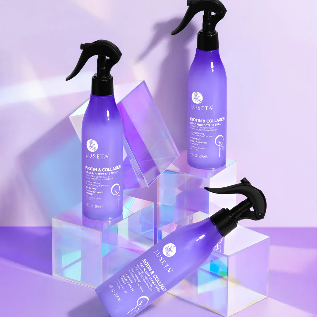 Biotin & Collagen Heat Protectant Spray | Luseta Beauty