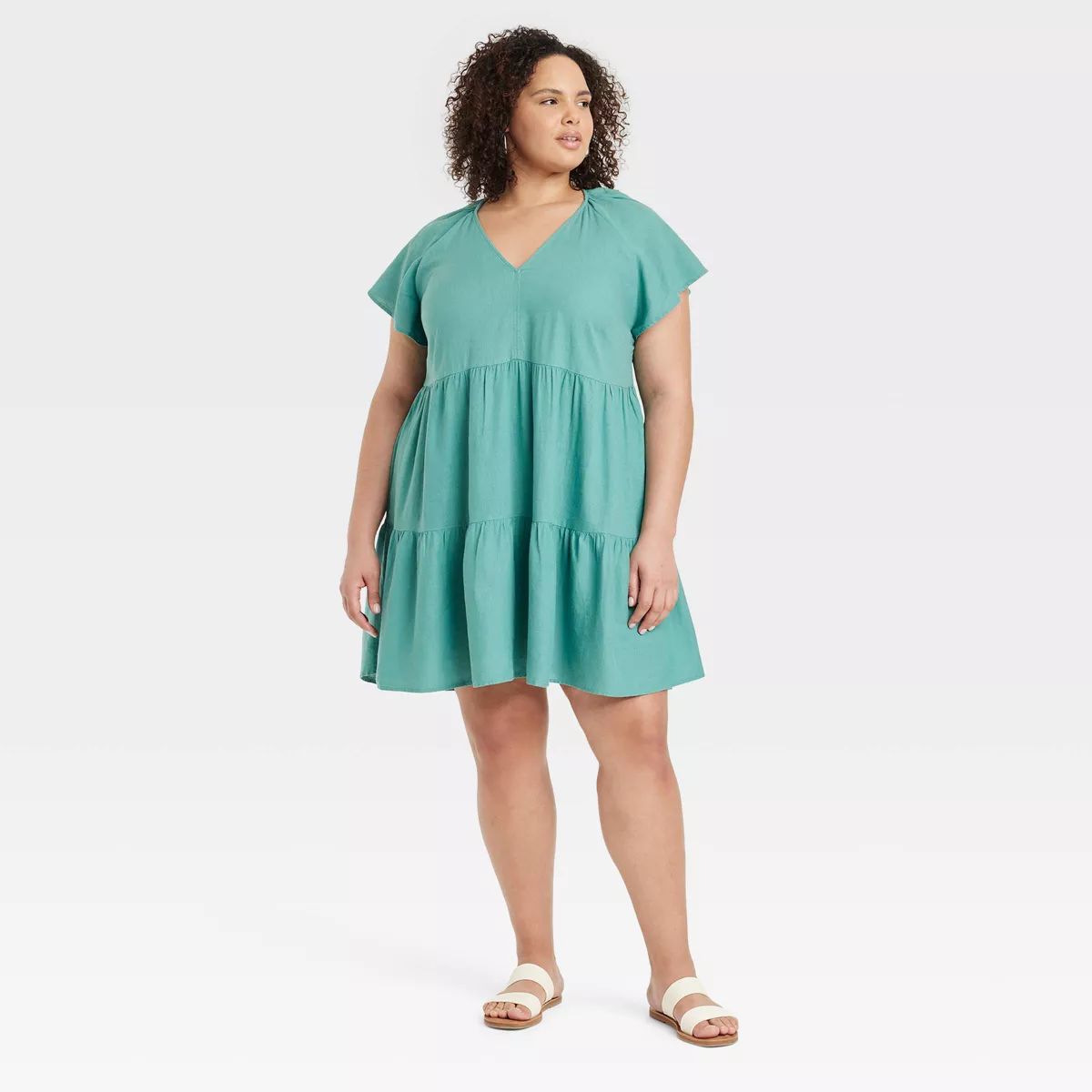 Women's Flutter Short Sleeve Mini Skater Dress - Universal Thread™ | Target