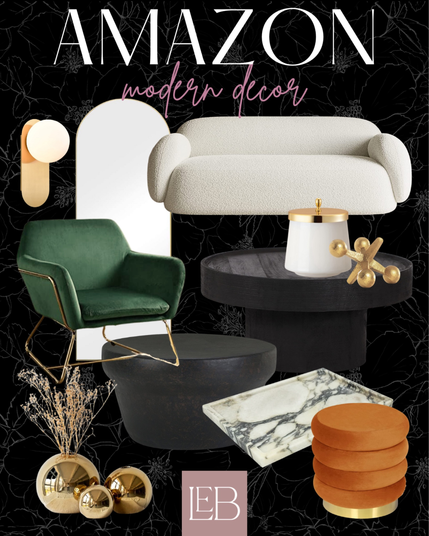 Amazon modern decor!

Velvet accents, modern organic, moody vibe, dark and moody, cozy

#LTKsalealert #LTKFind #LTKhome