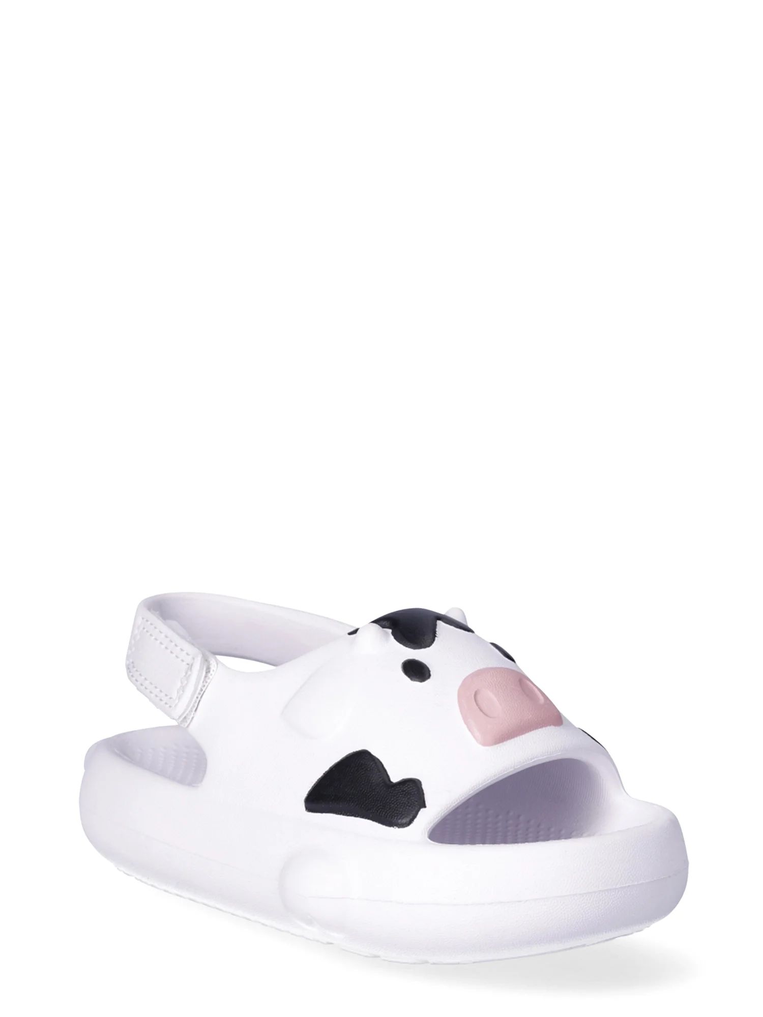 Wonder Nation Girls and Toddler Girls Critter Slide Sandals | Walmart (US)