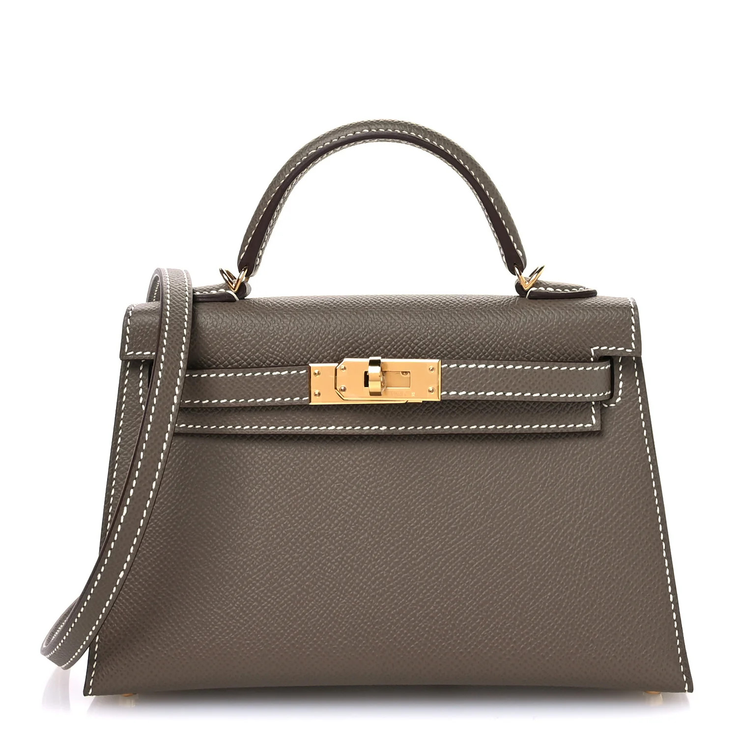 Epsom Mini Kelly Sellier 20 Etoupe | FASHIONPHILE (US)