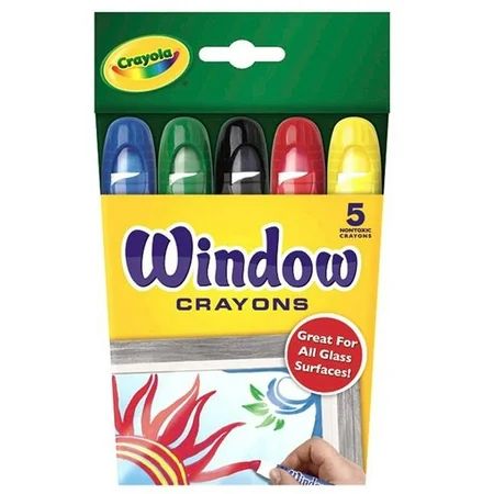 Crayola BIN529765-6 Washable Window Crayons - Box of 6 | Walmart (US)