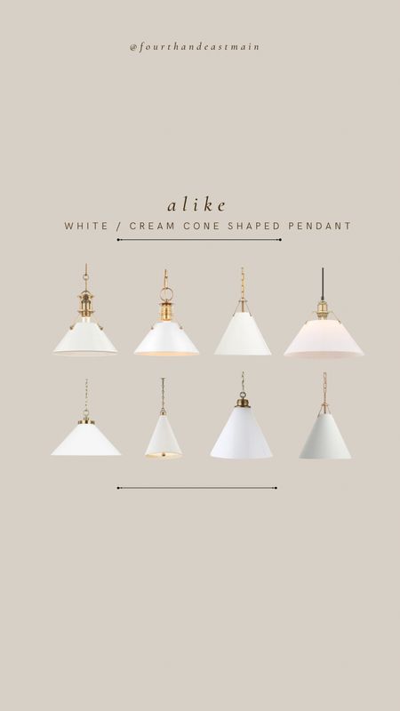 ALIKE // WHITE CREAM CONE SHAPED PENDANTS

MCGEE DUPE
MCGEE LIGHTING
LIGHTING ROUND UP
AMBER INTERIORS 


#LTKhome