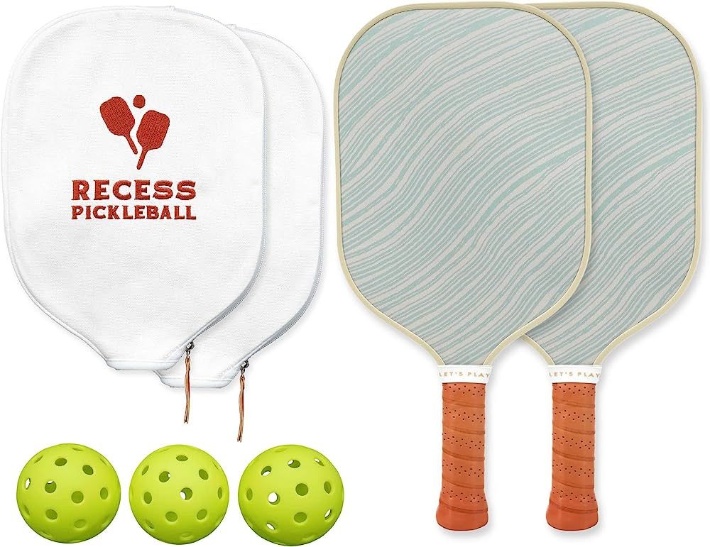 Recess Pickleball Paddles Set of 2 - Competition Regulation, USA Pickleball Association Approved ... | Amazon (US)