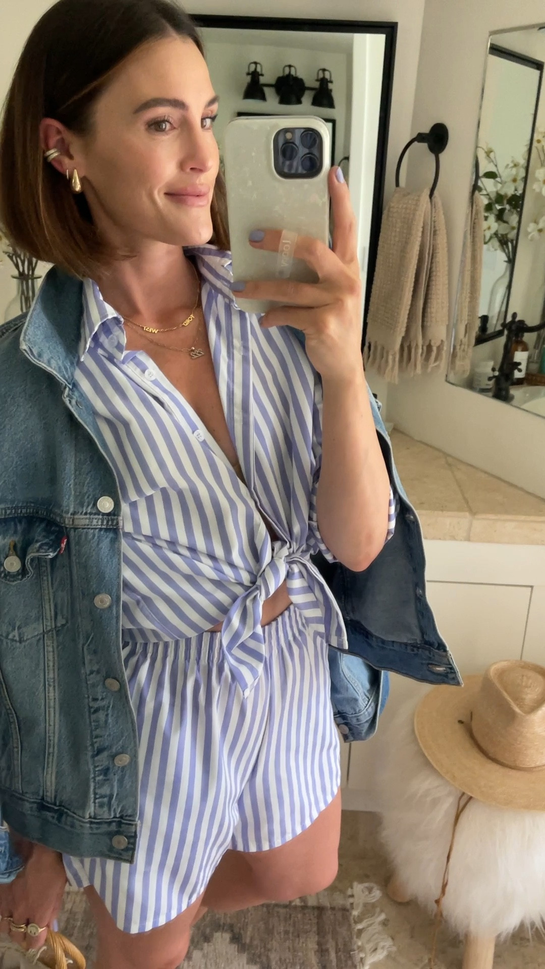 FASHION \ Amazon set - wearing a small. Comes in all different colors! Paired it with a denim jacket and straw pearl bag, also from Amazon!

Spring break
Vacation outfit 


#LTKStyleTip #LTKWatchNow #LTKFindsUnder50