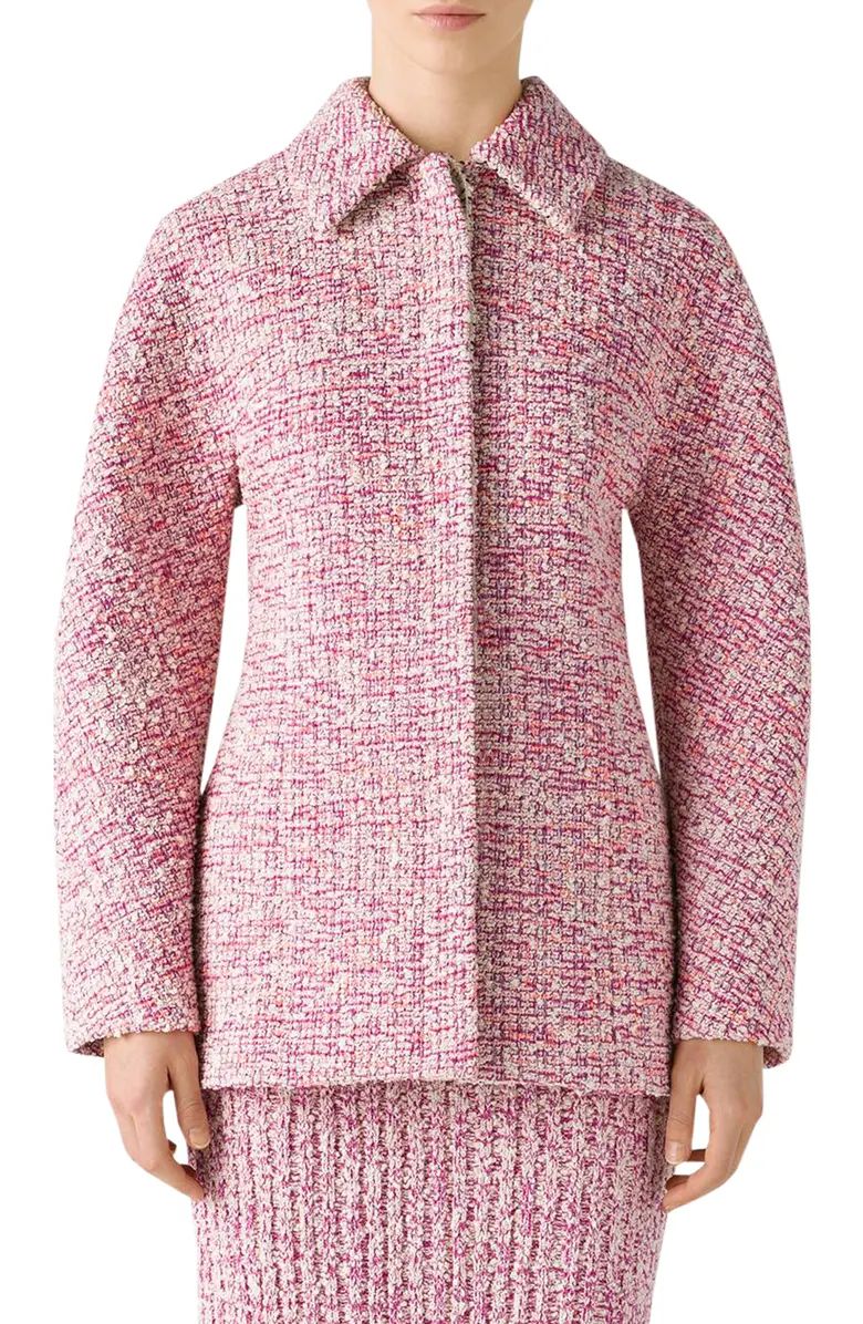 Bouclé Tweed Knit Mélange Jacket | Nordstrom