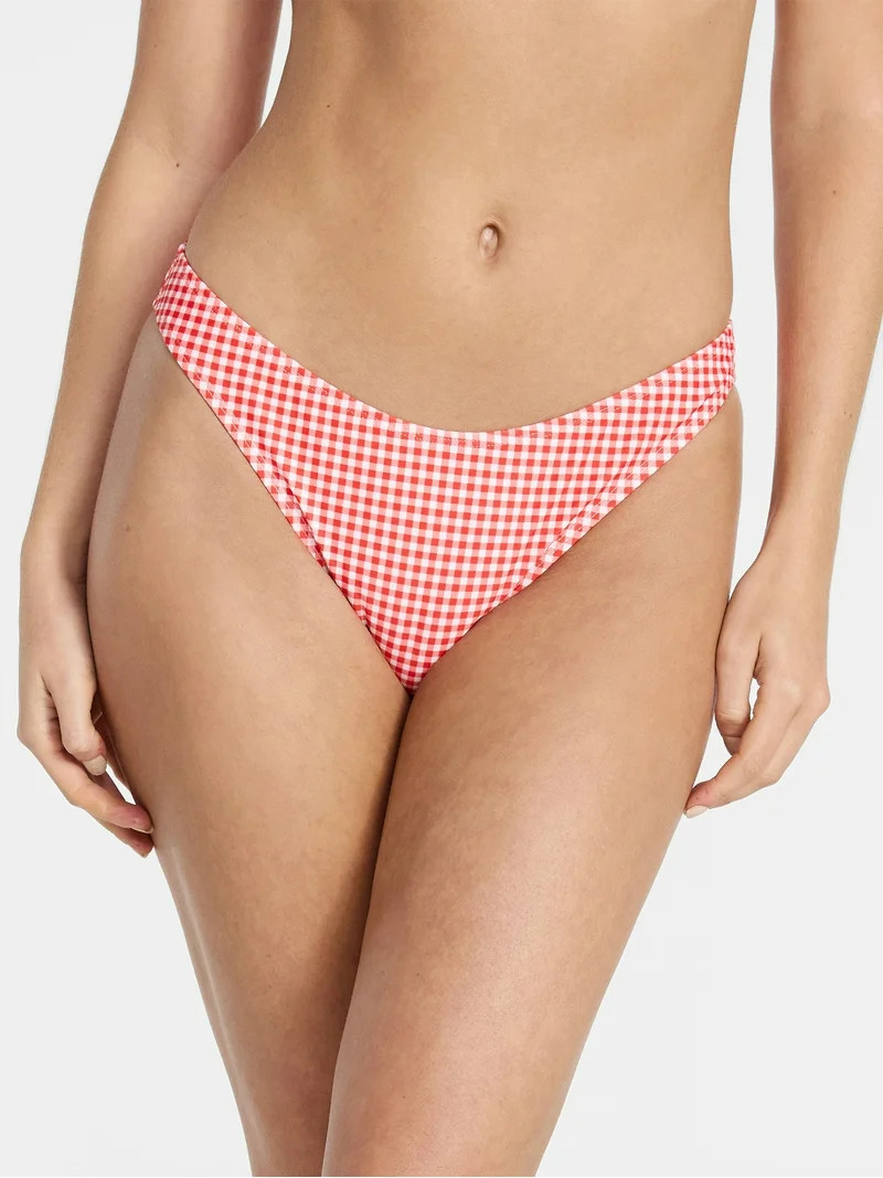 No Boundaries High Leg Bikini Bottoms, Women's XXS-XXL | Walmart (US)