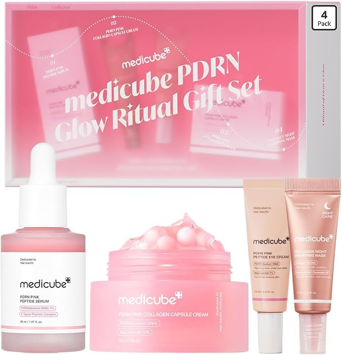 medicube PDRN Glow Ritual Gift Set | Collagen, Retinol, Peptides for Firm & Glow | Full Size Seru... | Amazon (US)