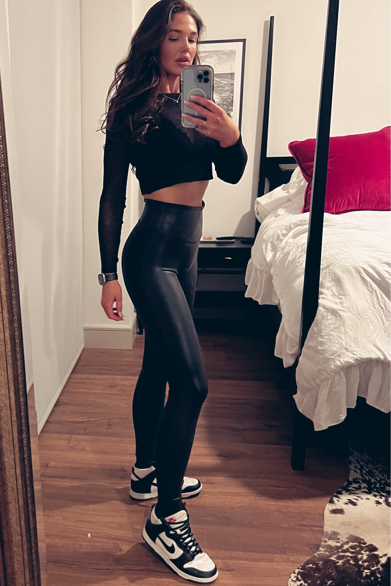 Casual Friday night dinner. With this weather all I’ve been wanting to wear is something warm and cozy but still cute! Paired this with my Armani big black puffer jacket- which is now 40% OFF! 

Pants: spanx, size small 
Top and bra: all things golden, size small
Shoes: NIKE, size 9.5

#LTKMostLoved #LTKfindsunder100 #LTKsalealert
