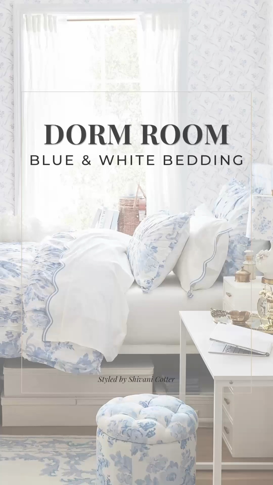 Blue and White Dorm Room Bedding

This blue and white aesthetic creates that soft, clean, “looks expensive but isn’t overdone” vibe every college girl wants. These comforters, coverlets and duvets are preppy, coastal and timeless.
Loveshackfancy | pottery barn |roller Rabbit | Hill House | preppy bedroom | sorority | college freshman 💙🤍

#LTKHome