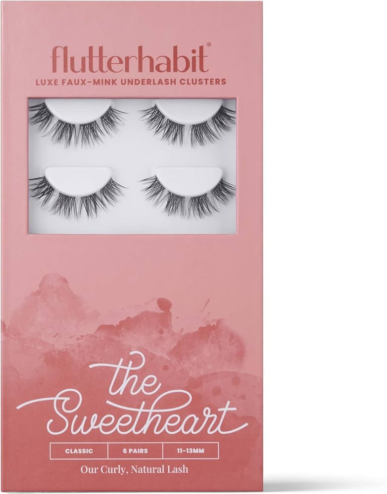 Sweetheart Doll-Eyed Lash Clusters for Women, Salon Quality At Home Eyelashes Extension Kit, 6 La... | Amazon (US)