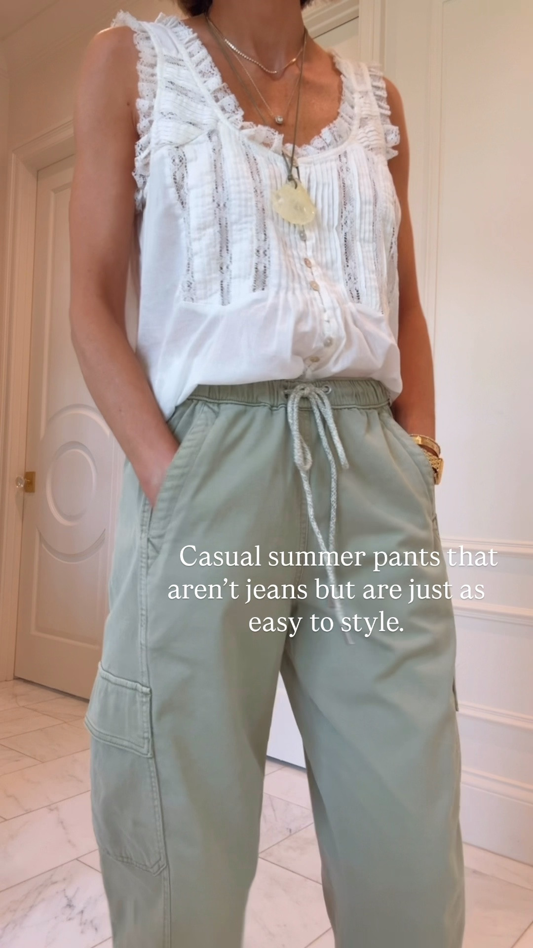 Casual summer pants that aren’t jeans but are just as easy to style.