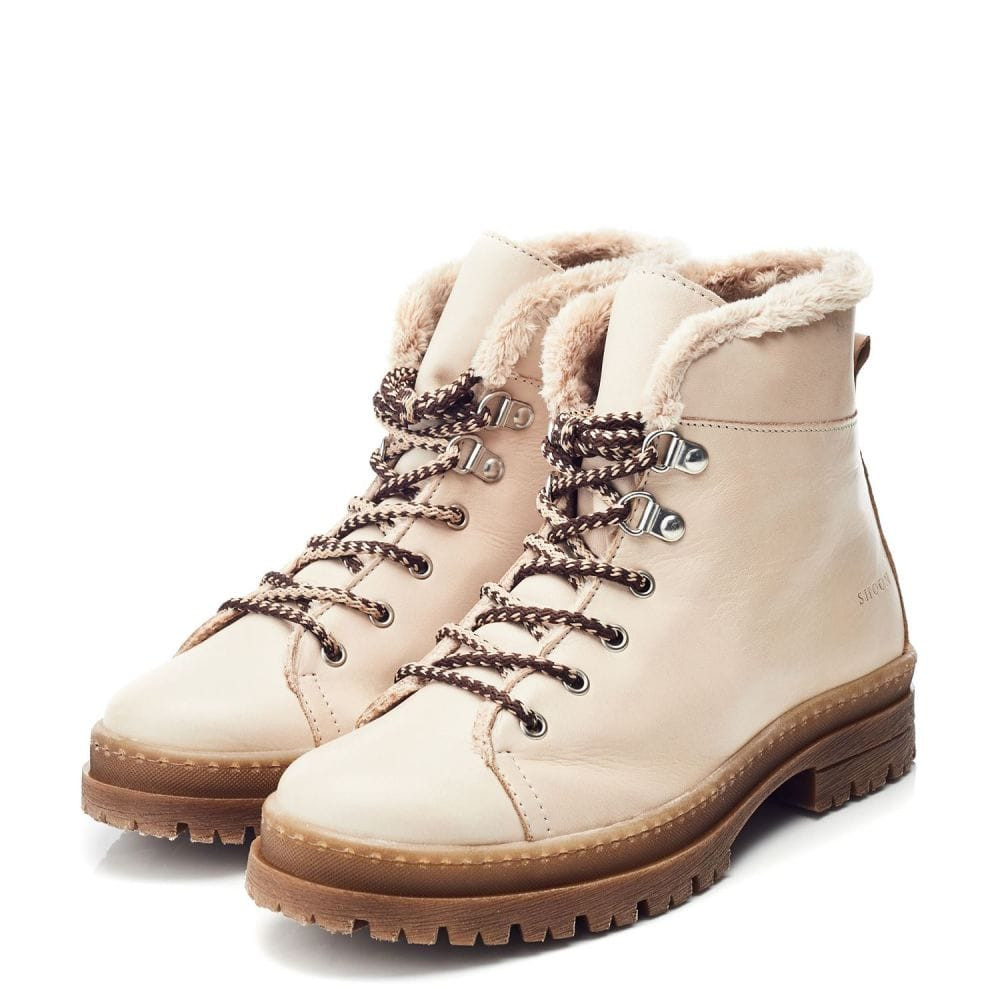 Sh Onella Off White Leather | Moda in Pelle UK