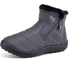 HARENCE Snow Boots for Women Winter Boot with Comfortable Warm Fur Lined Ankle Booties Outdoor Sl... | Amazon (US)