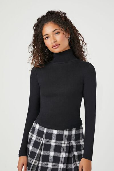 Fitted Turtleneck Top | Forever 21 (US)
