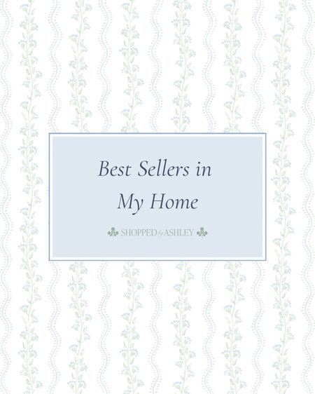 Best selling pieces in my home! I search for  quality pieces at affordable price points so you don’t have to - whether it’s a designer look for less or a designer find on sale that I think is worth investing in! 

Classic home, classic coastal, coastal home decor, coastal Grandmillennial, Grandmillennial home, blue and white, blue and green

#LTKStyleTip #LTKHome