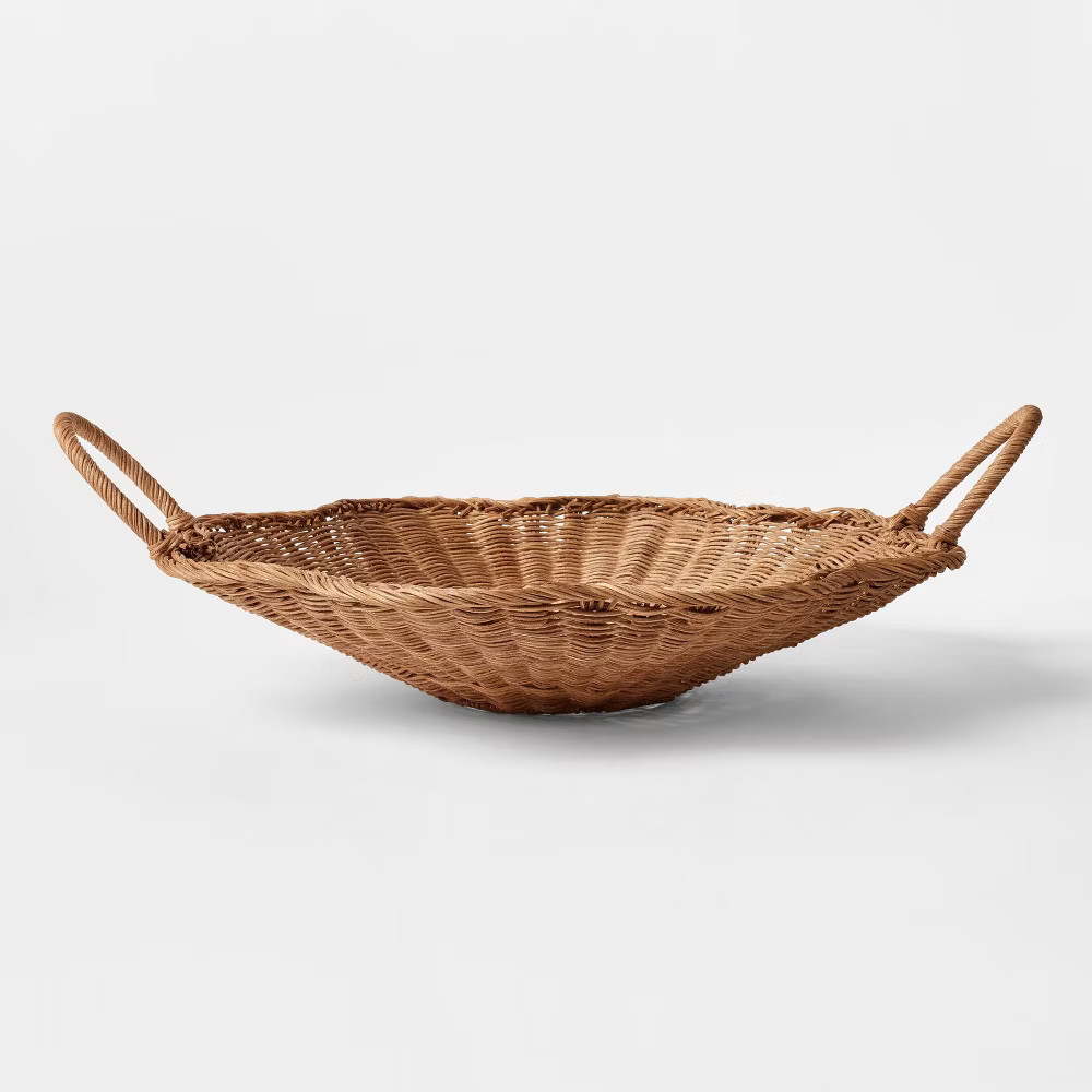 Scallop Woven Shallow Bowl - Threshold designed with Studio McGee | eBay US