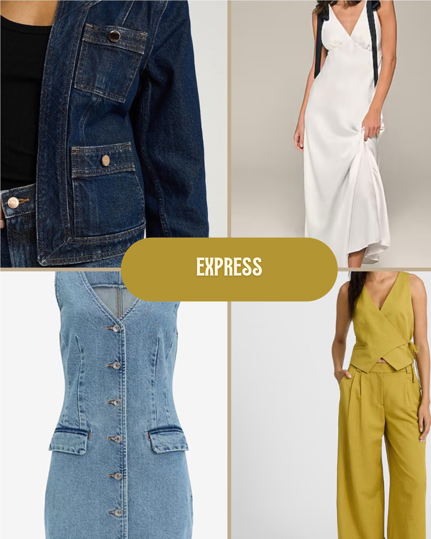 Tailored denim. Sleek blazers. Day-to-night polish. Express nails that modern balance of trend and versatility — and these latest picks prove it. Curated for real life, with price points that impress. Shop my edit now on my LTK shop. #ExpressPartner #LTKStyle

#LTKWorkwear #LTKStyleTip #LTKSummerEdit