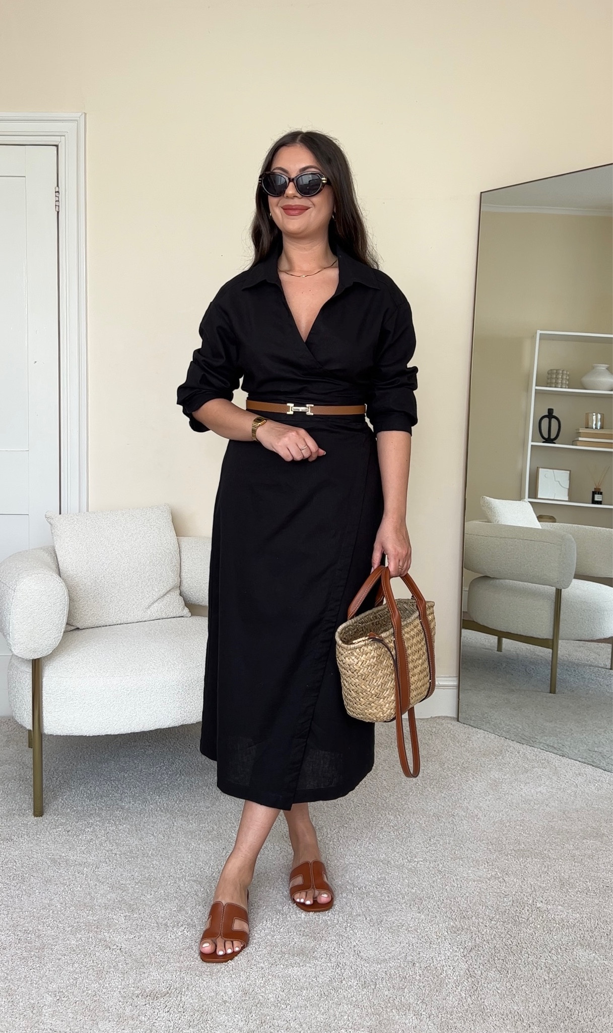 Summer dress outfit.
Dress is from H&M, wearing size M.

#LTKeurope #LTKunder50 #LTKstyletip