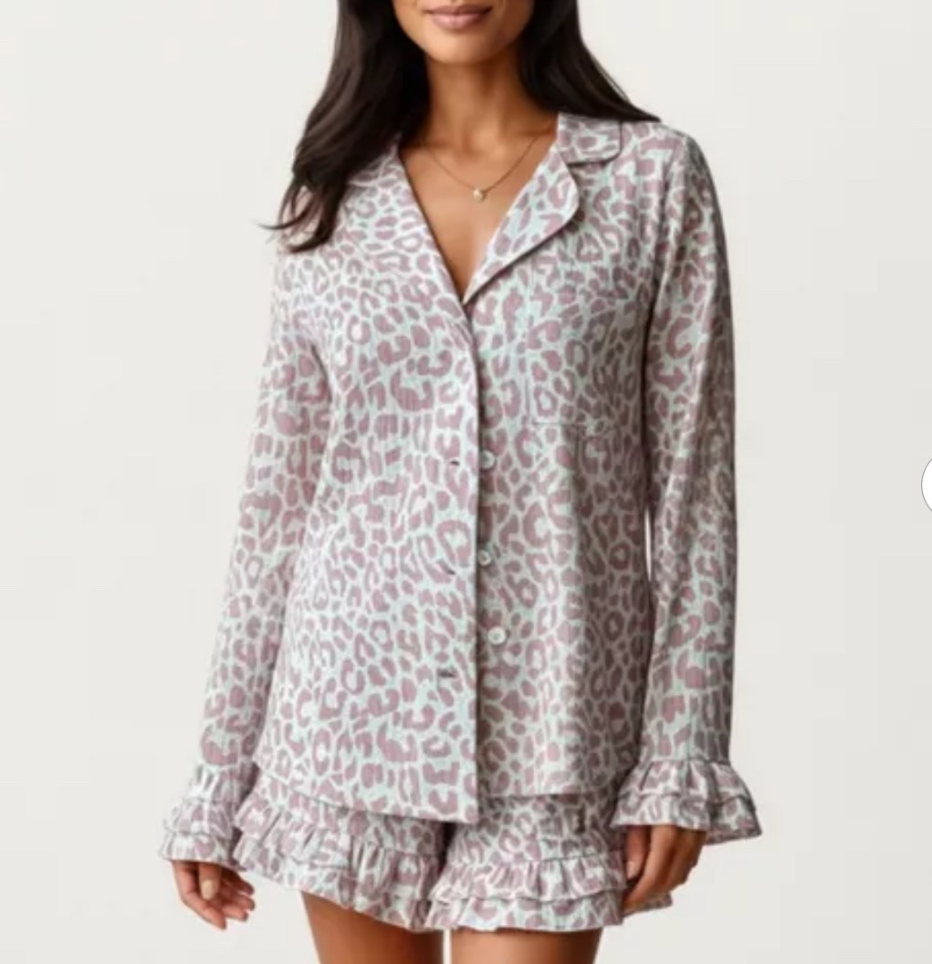 Cutest 100 cotton with ruffles pajamas at Target. Ordering both colors pink & brown.


#LTKselfcare #LTKSpringSale #LTKSaleAlert