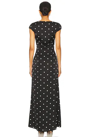 Dorothy Maxi Dress in Black & White Dot | Revolve Clothing (Global)