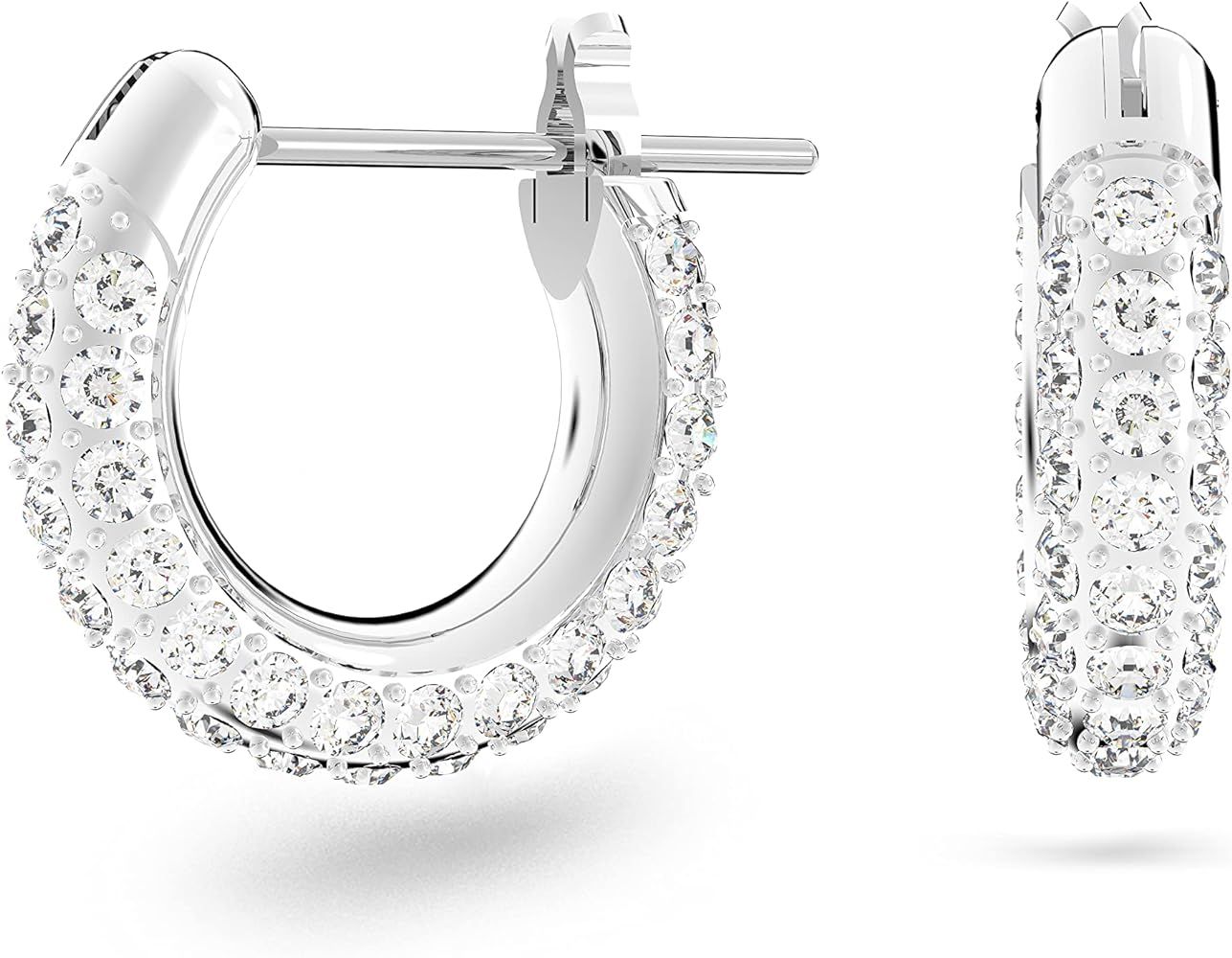 Swarovski Stone Crystal Pierced Hoop Earring Jewelry Collection | Amazon (US)