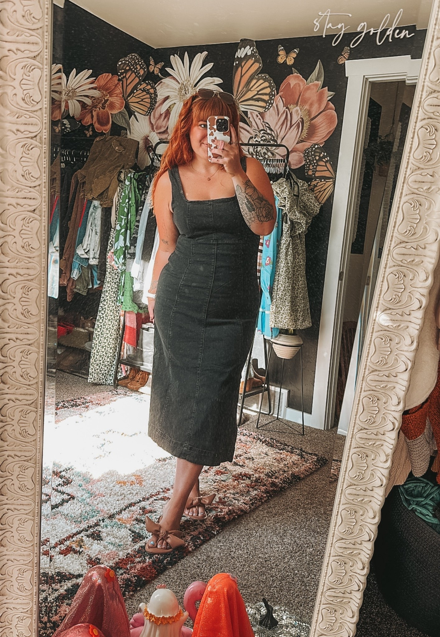 I wasn’t sure about this dress on the hanger, but after trying it on I was hooked. ✨

I’m in a medium.

#LTKMidsize #LTKStyleTip #LTKFindsUnder50