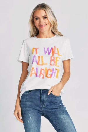Promesa It Will Be Alright Graphic Tee | Social Threads