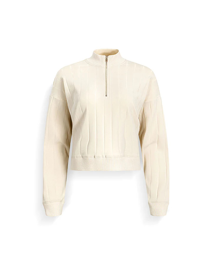 Splendid x @Cellajaneblog Wide Rib Quarter Zip | Splendid