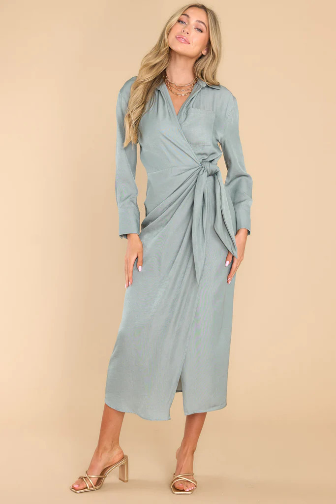 A Calming Way Olive Maxi Dress | Red Dress 