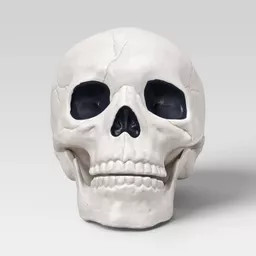 6" Medium Skull Halloween Decorative Prop Light Off-White - Hyde and EEK! Boutique\u2122 | Target