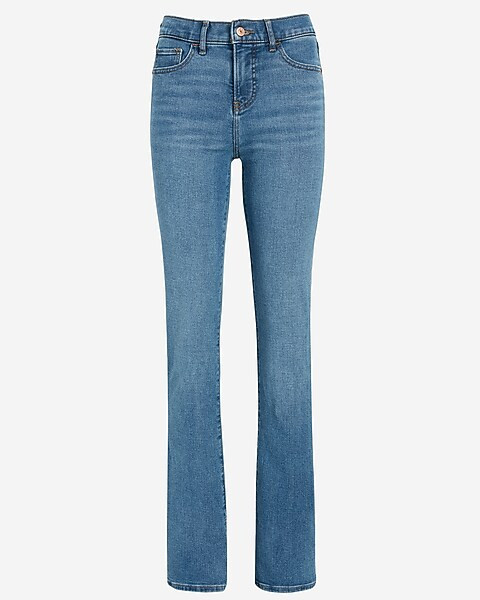 Mid Rise Medium Wash Skyscraper Jeans | Express
