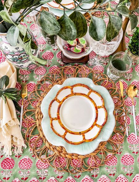 Tablescape table setting, fall table setting idea, colorful tablescape 

#LTKunder50 #LTKhome #LTKSeasonal