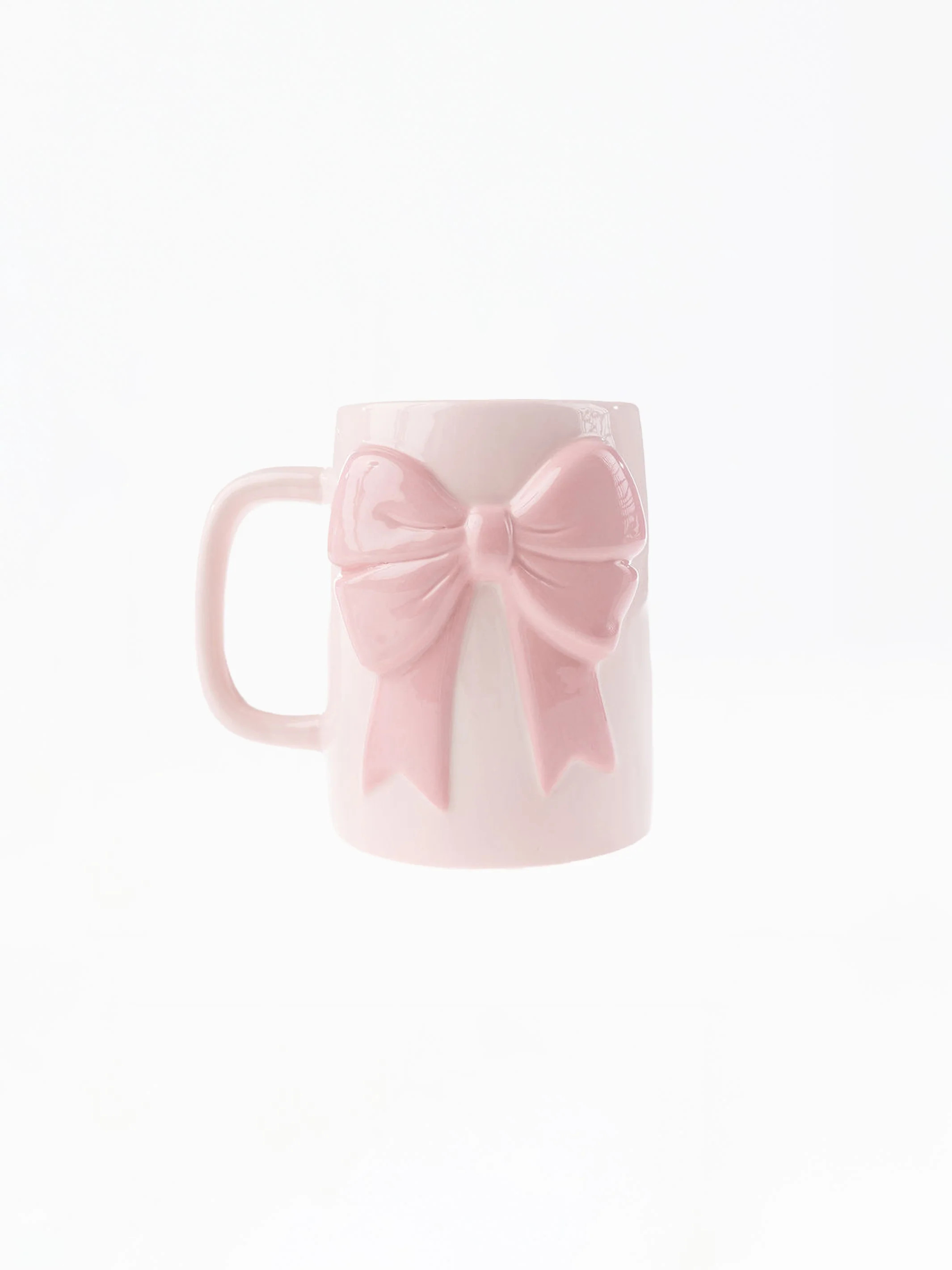 Ceramic Bow Mug | Pink | Mary Square
