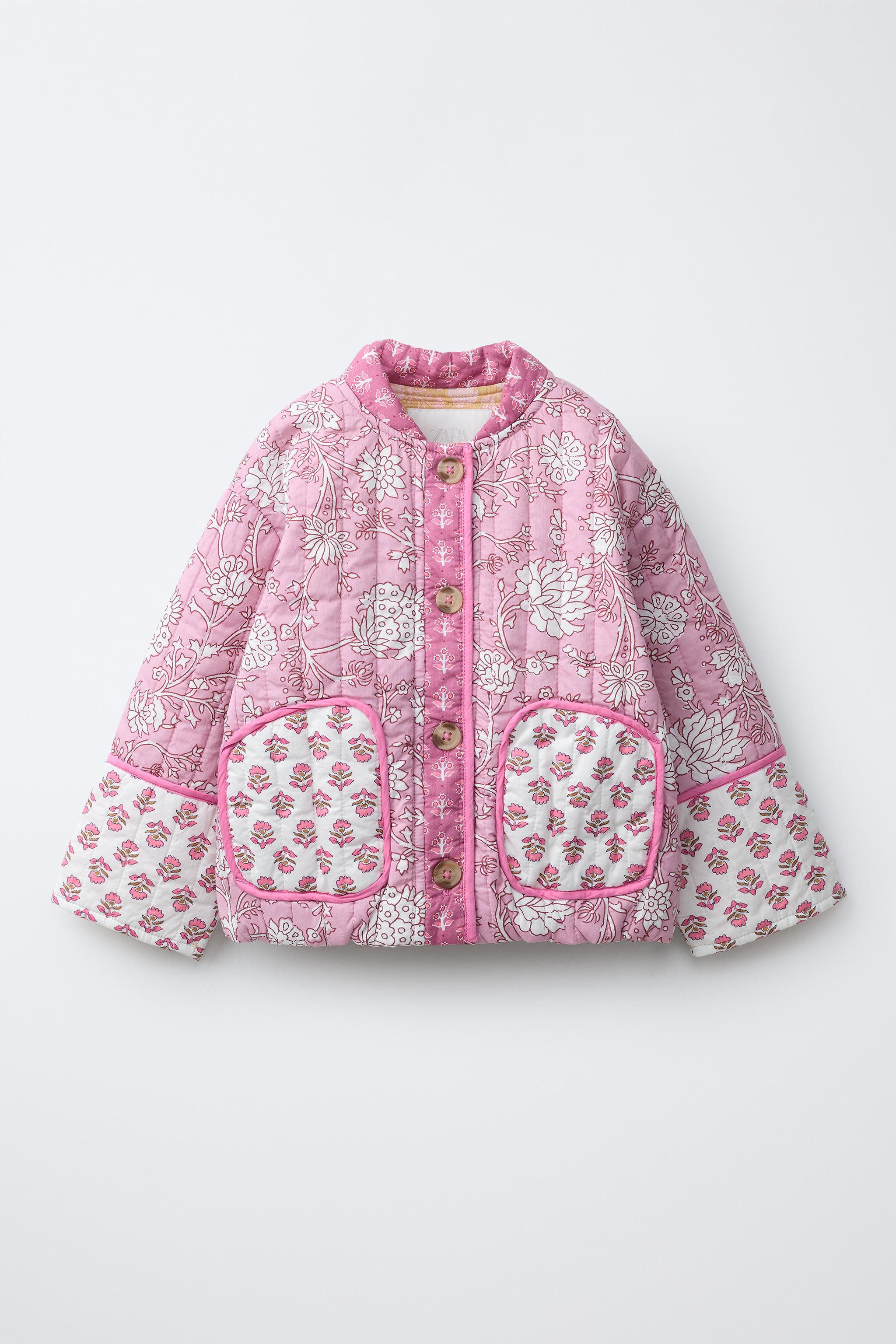 FLORAL PATCHWORK PADDED JACKET | Zara US