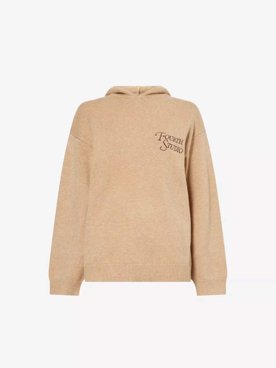 Jackson Logo-Embroidered Knitted Hoody | Selfridges