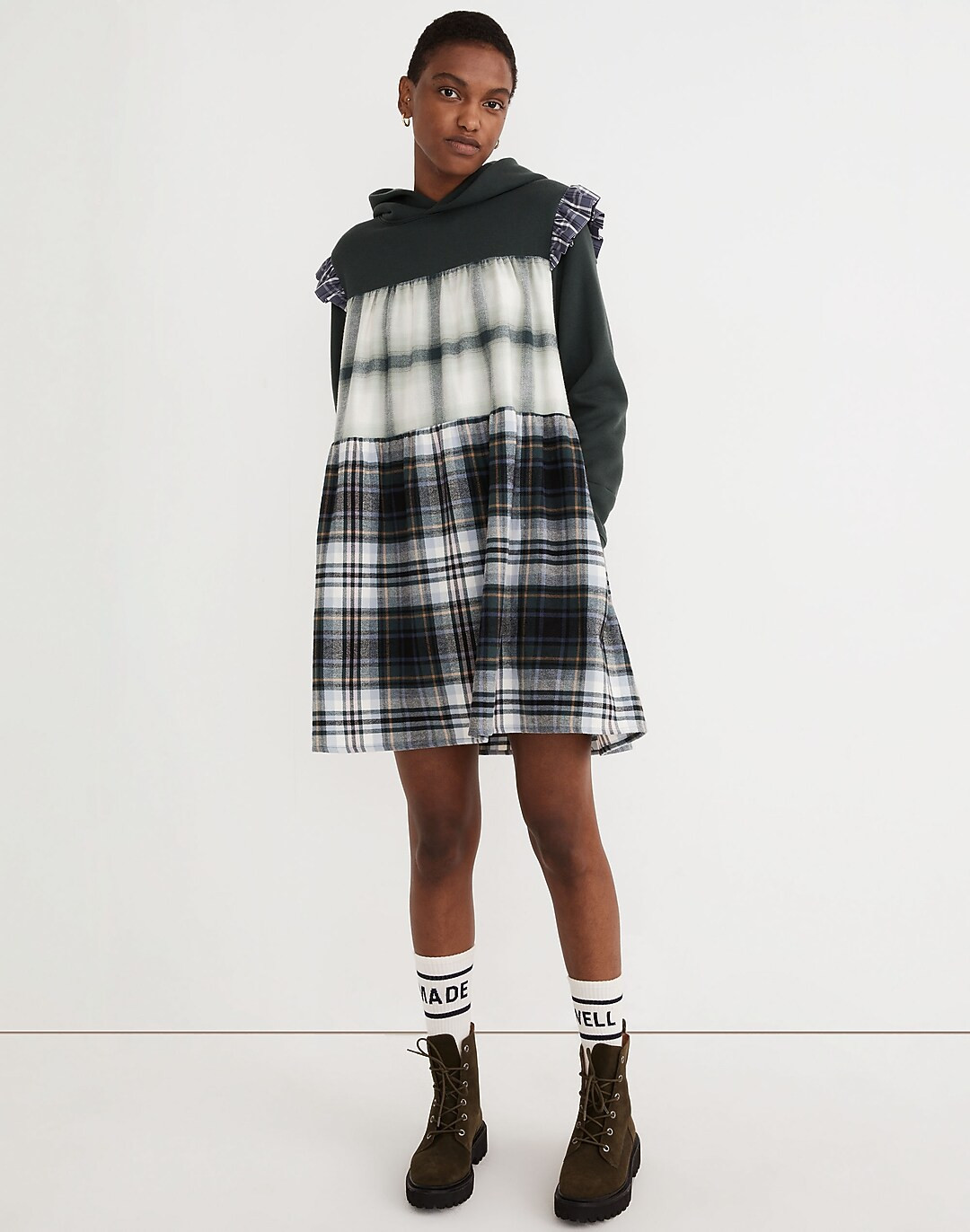 Madewell x Rentrayage Upcycled Hoodie Dress | Madewell