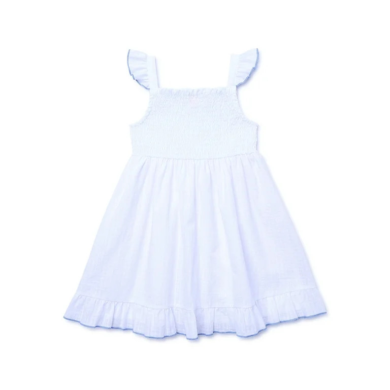 Wonder Nation Toddler Girls Tank Dress, Sizes 12M-5T | Walmart (US)