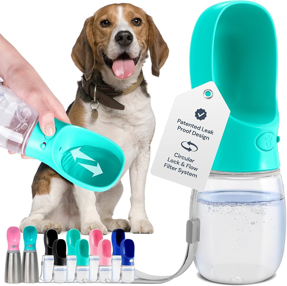 MalsiPree Dog Water Bottle Portable – Leak Proof and Lightweight Water Bottle for Dogs – Dog ... | Amazon (US)
