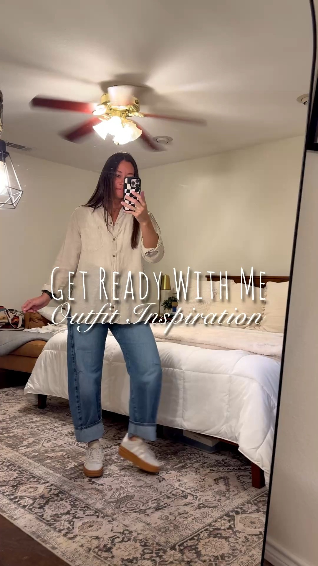 Your new go-to outfit (you’ll wear this on repeat) 🤍

If you’ve been looking for that pair of jeans… these are it.

These Levi’s cinch waist jeans are hands down some of the most flattering denim I own, snatched at the waist, relaxed in the leg, and they instantly make any outfit look put together without trying.

I styled them with an easy split-hem button-down, classic Adidas Gazelles, and a cozy cable knit for layering, aka the kind of outfit you’ll grab for on busy mornings, school drop-offs, errands, or casual days out.

Effortless. Elevated. On repeat.

✨ Everything is linked for you.

Sizing:
• Top: Small
• Jeans: 27
• Shoes: size down ½

For reference: 5’5” | 130 lbs

#LTKootd #LTKSaleAlert #LTKmomlife