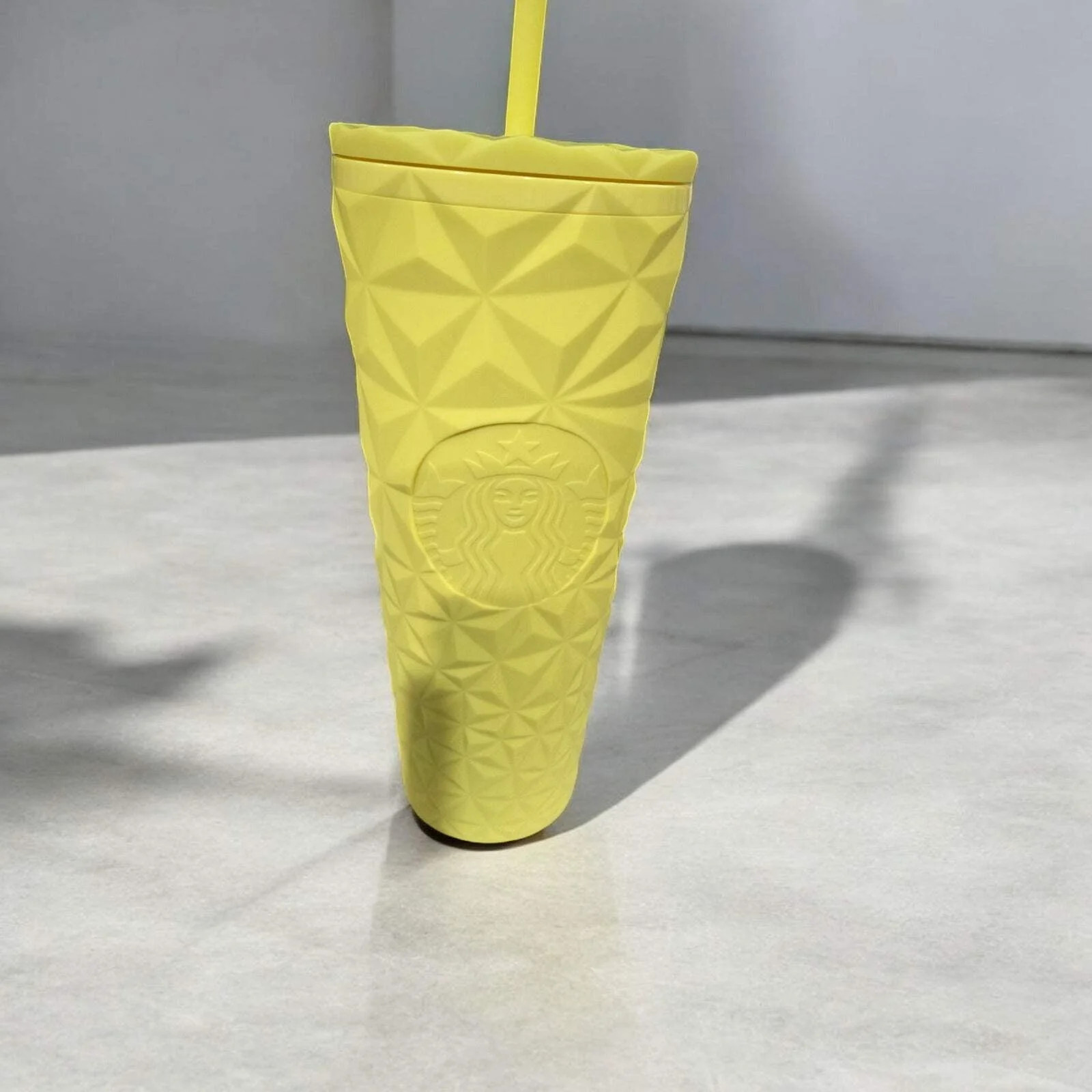 Starbucks 2025 Yellow 24oz Cold Beverage Tumbler with Straw NEW Limited Edition | Walmart (US)