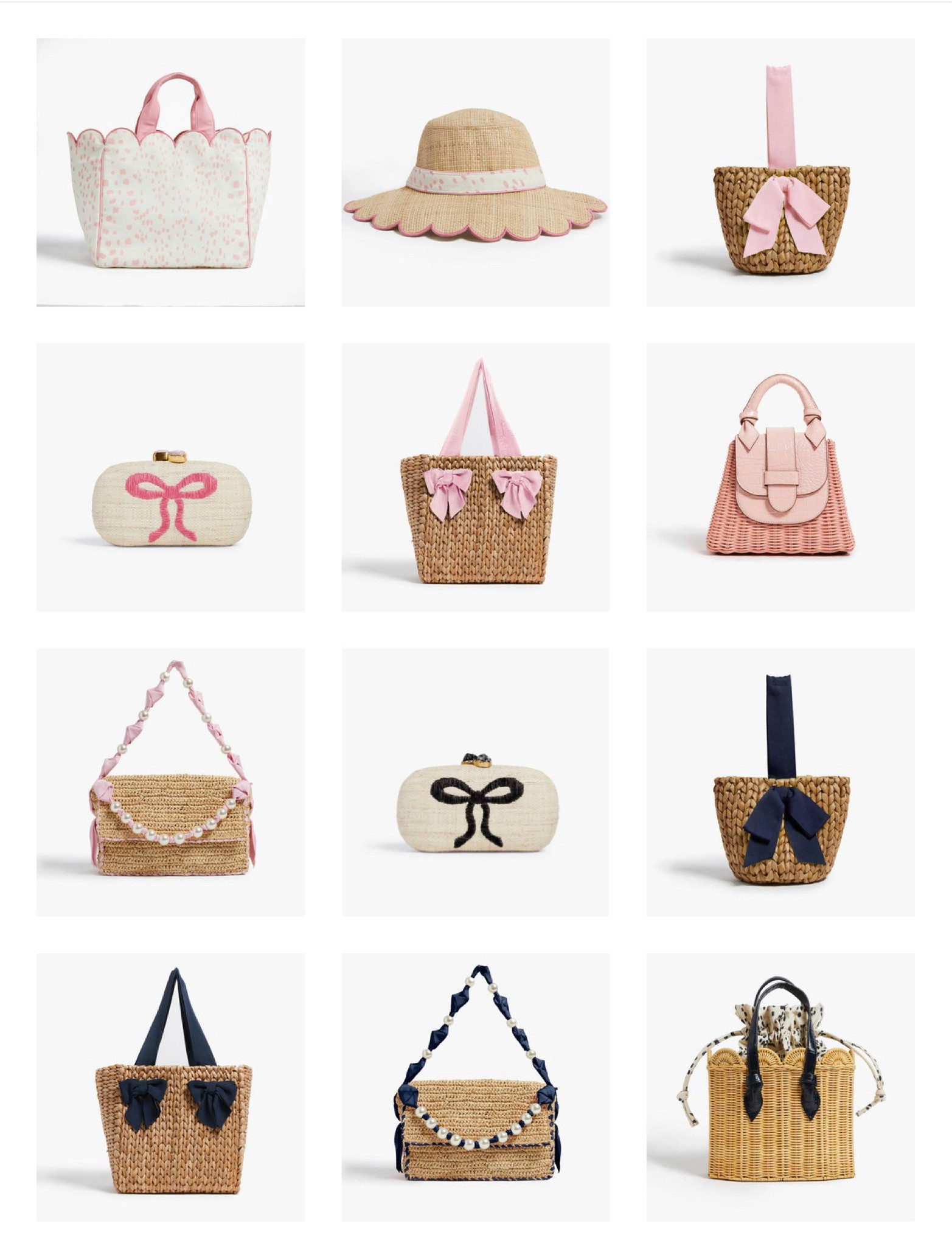 STRAW ACCESSORIES // SPRING HATS & BAGS - Atlantic-Pacific