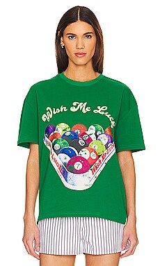 Wish Me Luck Billiards T-Shirt in Green from Revolve.com | Revolve Clothing (Global)
