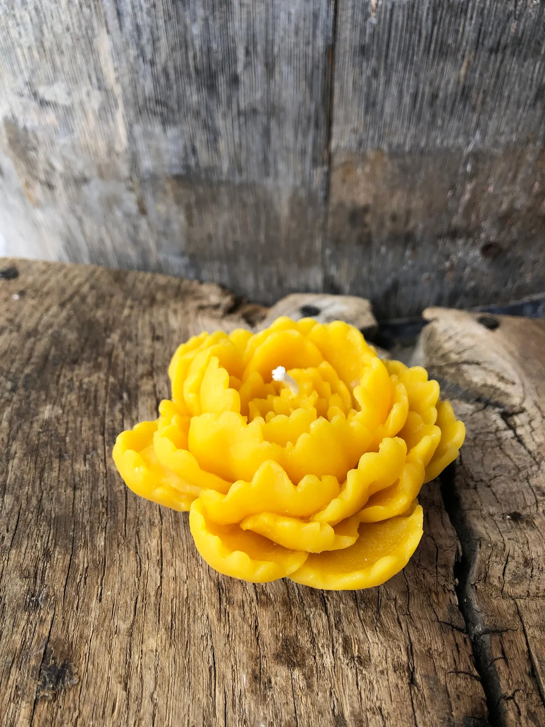 Beeswax Candles- peony flower candle | Etsy (US)