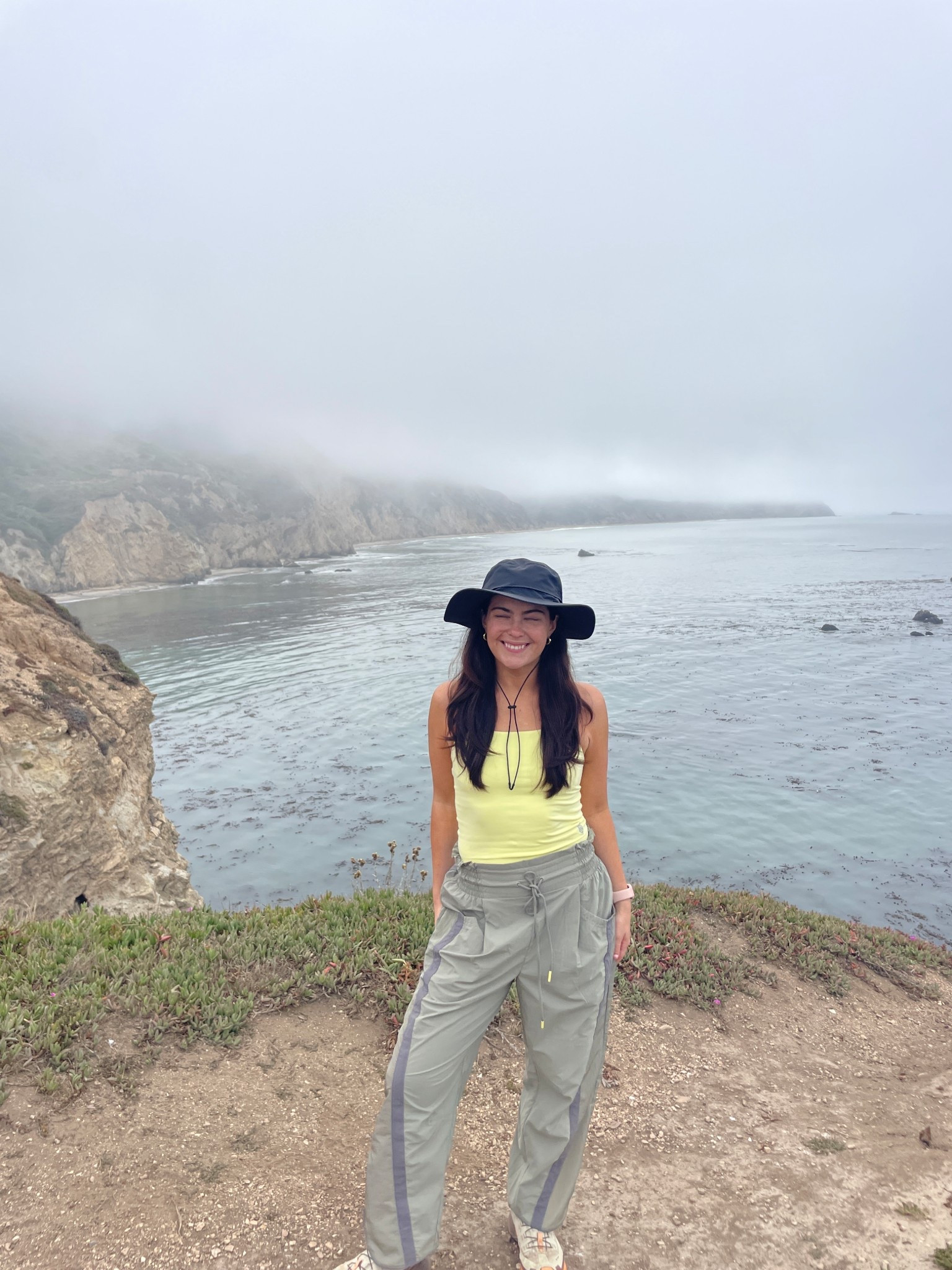 Hiking outfit, Pinterest inspired, hiking girl, outdoorsy aesthetic, casual outfit, athleisure, summer hike outfit inspo, spring outfit inspo, FP movement, free people style, granola girl aesthetic, content inspo, california hiking, hike outfit inspo