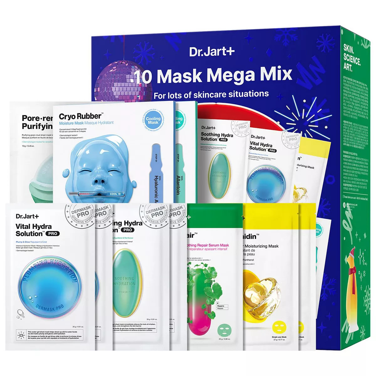 Dr. Jart Korean Face Mask 10 Pack Gift Set | Kohl's