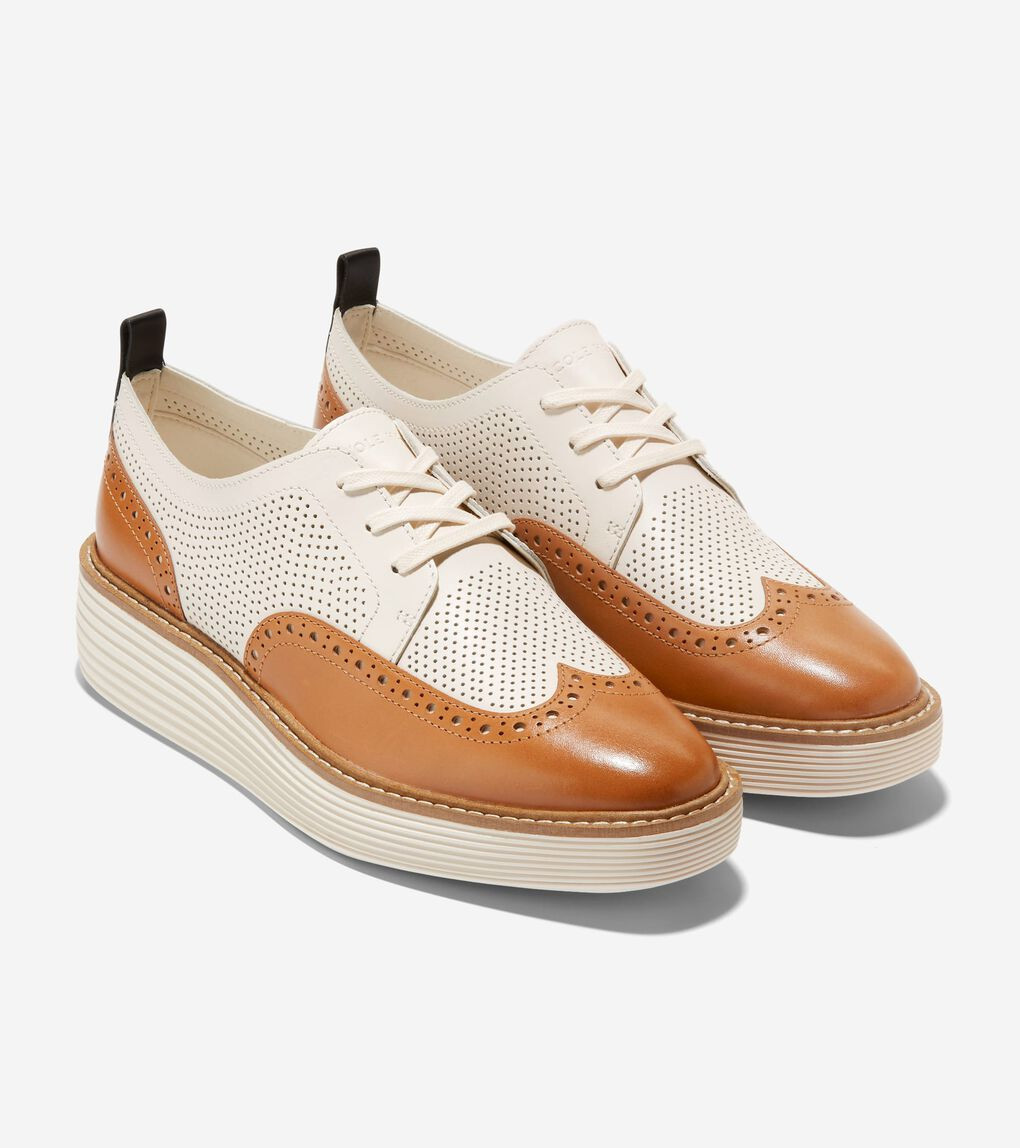 Women's ØriginalGrand Platform Wingtip Oxfords | Cole Haan (US)
