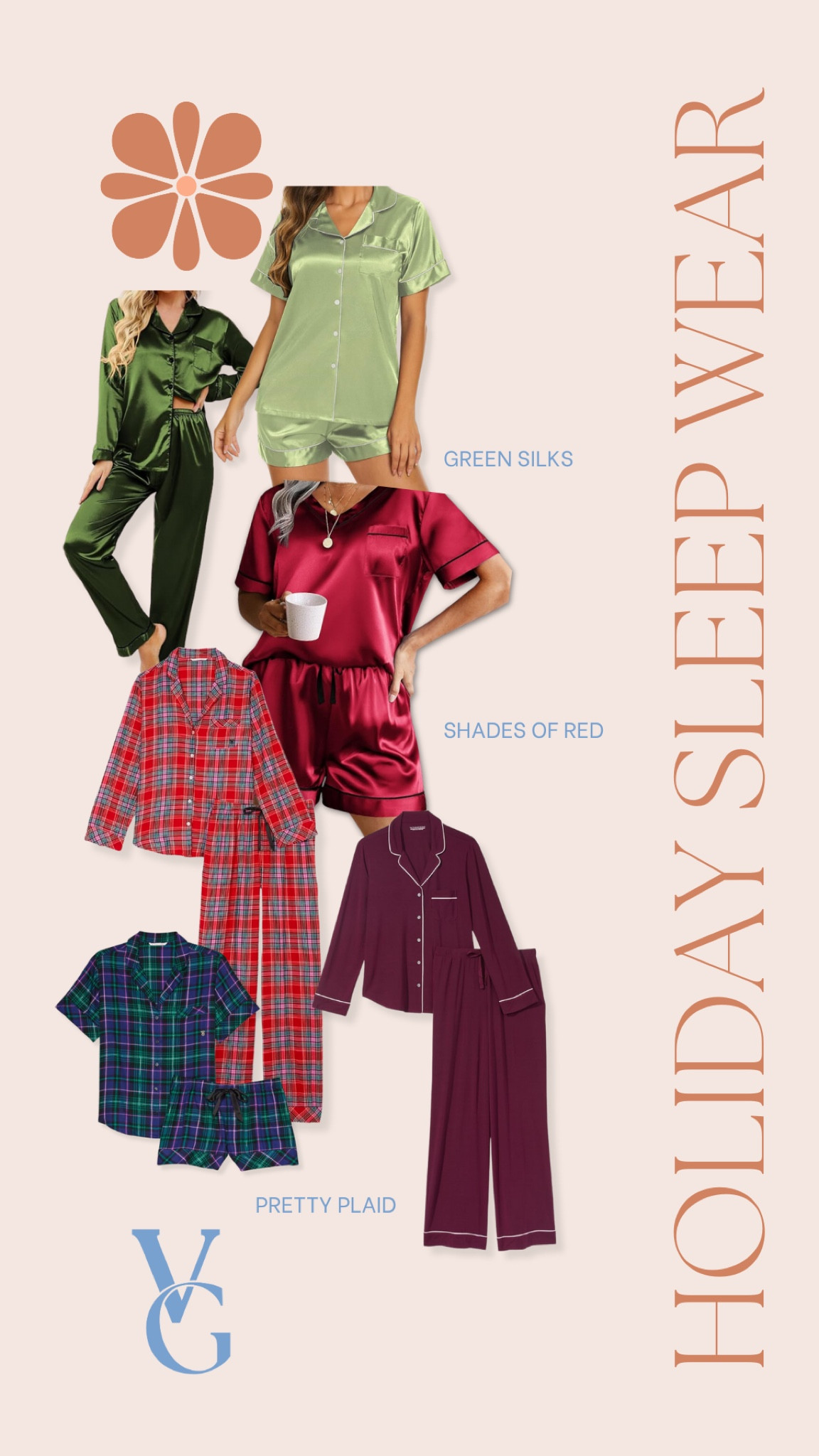 Holiday Sleepwear in all the festive colors! Which one are you going to wake up in this Christmas season? 🎄

#LTKGiftGuide #LTKHoliday #LTKSeasonal