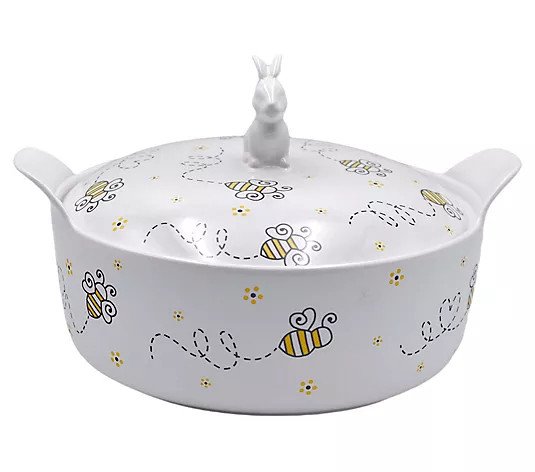 Temp-tations Special Edition 3-Quart Round Lidded Baker - QVC.com | QVC